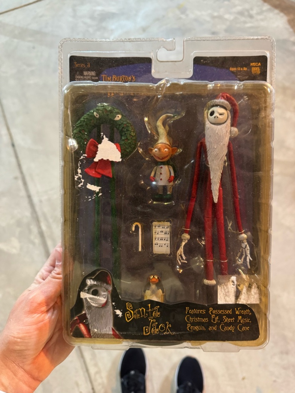 NECA Tim Burton’s The Nightmare Before Christmas Santa Jack Red Action Figure